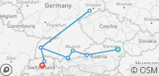  Exploring the Alpine Countries Austria - Germany - Switzerland (Vienna to Lucerne) (2024) - 11 destinations 