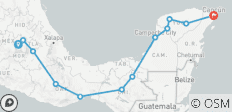  Mexiko Pur - 12 destinations 