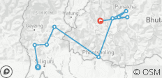  Circuit dans le nord- est de l\'Inde avec le Bhoutan - 10 destinations 