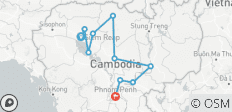  Het beste van Cambodja – een rondreis met privégids – 10 dagen - 11 bestemmingen 