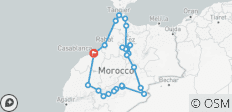  11 jours 10 nuits circuit privé au Maroc au départ de Casablanca - 23 destinations 
