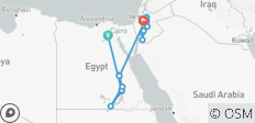  Découverte de l\'Égypte et de la Jordanie - 14 jours - 22 destinations 