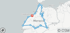  De beste vakantie in Marokko – een rondreis vanuit Casablanca – 12 dagen - 27 bestemmingen 