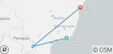 Couleurs du Brésil : Rio, Foz do Iguazu et Salvador (vols intérieurs inclus) - 3 destinations 