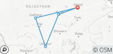  Viaje corto y económico a Rajastán - 5 destinos 