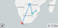 12 Day/ 12 Night Victoria Falls, Kruger Park, Chobe, Cape Town Southern Africa Discovery (Includes Inter-Tour Flights) - 11 destinations 