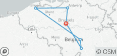  Die Essenz von Belgien - 6 Destinationen 