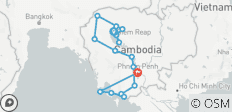  Discover Cambodia 13 Days All Highlight Tour - 17 destinations 