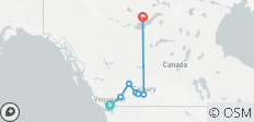  de intieme Rockies &amp; het noorderlicht Vancouver → Yellowknife (2024) - 7 bestemmingen 