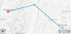  Kolumbien: Bonobo Alto De Letras von Bogota Fahrradreise - 3 Destinationen 