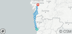  Pedalea por el Camino Portugués de la Costa - 16 destinos 