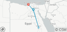  Multi City Private Egypt VIP Tour with Hotel and Transfers - 4 destinations 