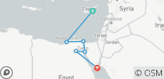  Die Wundern des Mittelmeers &amp; Schätze des Roten Meeres mit dem Suezkanal (von Hafen zu Hafen) Kreuzfahrt - 7 Destinationen 