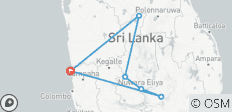  Découvrez le Sri Lanka en seulement 02 jours - 6 destinations 