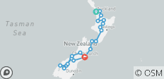  19-day Grand Kiwi Experience - 21 destinations 