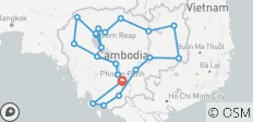  Privé-rondreis door Cambodja – 20 dagen - 21 bestemmingen 