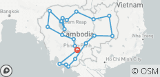 Cambodia 20 Days Amazing Tour - Culture, Nature, Wildlife &amp; Beaches - 22 destinations 