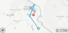  Rongai Route - 8 destinations 