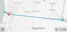  Capitals of Southamerica: Buenos Aires and Santiago de Chile - 5 destinations 
