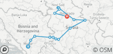  Circuit de 11 jours au départ de Mostar pour découvrir la Serbie tout au long de l\'année. La Serbie, c\'est un riche patrimoine culturel, des forteresses et des monastères médiévaux, d\'incroyables vestiges romains et des routes pittoresques. Un vérit… - 15 destinations 