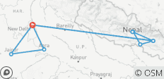  Goldenes Dreieck mit Chitwan Nationalpark, Kathmandu und Pokhra (alles inklusive) - 12 Tage - 10 Destinationen 