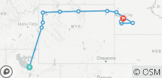  American Parks Trail (Classic, End Rapid City, 9 Days, Custer To Rapid City Included Departure Transfer) - 12 destinations 