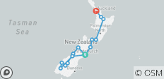  Circuito obligado de Christchurch a Auckland - 14 días - 15 destinos 