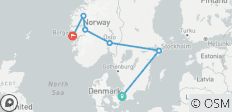  Spectacular Scandinavia (Copenhagen to Bergen) (2024) - 6 destinations 