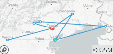  Pleins feux sur l\'Italie du Nord avec Venise, Vérone et les Dolomites (2024) - 10 destinations 