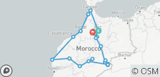  Circuito de 15 Días desde Fez (Privada) - 22 destinos 