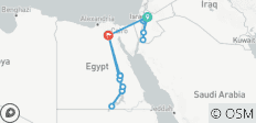  De la Jordanie à l\'Égypte : Nabatéens et Pharaons - 17 destinations 