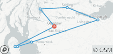  Dagtochten in Schotland – 6 dagen (inclusief Ardrossan) - 8 bestemmingen 