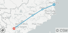  Cycling Vietnam: Nha Trang to Ho Chi Minh City 3 Days/3 Nights - 4 destinations 