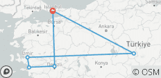  7 Nights 8 Days Golden Triangle of Turkey - 7 destinations 