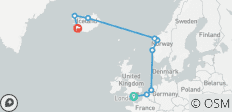  Nordeuropa Kreuzfahrt für Alleinreisende - 9 Destinationen 