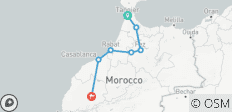  5 Days Tour From Tangier To Marrakech (Private) - 7 destinations 