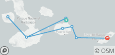  Petrel Luxury Galapagos Catamaran 8 Days - 9 destinations 
