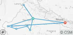  21 Days of India and Nepal(ALL INCLUSIVE) - 11 destinations 