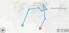  7-Days Unforgettable Mount Kilimanjaro Trekking in Machame - 8 destinations 