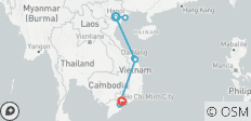  Vietnam Odyssee: Eine 10-tägige Reise vom nördlichen Hochland zu den Wundern des Südens - 8 Destinationen 