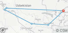  Oezbekistan – een oosters sprookje op de Zijderoute – 8 dagen - 6 bestemmingen 