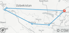  Uzbekistan - Oriental Fairy Tale on the Silk Road 8 Days - 6 destinations 