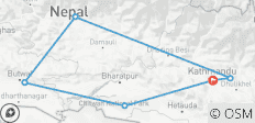  Ontdek Nepal met de 10 dagen Kathmandu Chitwan Lumbini Pokhara Nagarkot Rondreis door - 6 bestemmingen 
