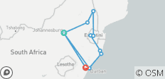  Kruger Safari with Eswatini (Start Johannesburg (until 22 December 2025)) - 10 destinations 