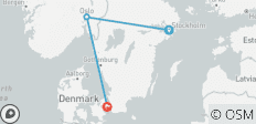  Stockholm, Oslo &amp; Kopenhagen – of omgekeerd – Scandinavische hoofdsteden - 3 bestemmingen 