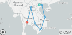  Koninkrijken van Zuidoost-Azië – Vietnam, Cambodja, Laos &amp; Thailand – van Hanoi naar Bangkok – 2024 - 13 bestemmingen 