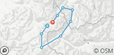  Tour du Mont Blanc 12 jours auto- guidés - 9 destinations 
