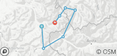  Tour du Mont Blanc 8 jours auto- guidés - 7 destinations 