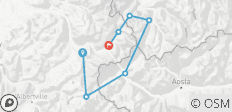  Tour du Mont Blanc 8 jours auto- guidés - 7 destinations 