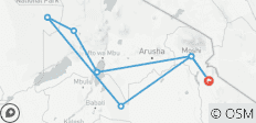 Northern Tanzania Safari. (Accommodation and Transport are Included.) - 9 destinations 